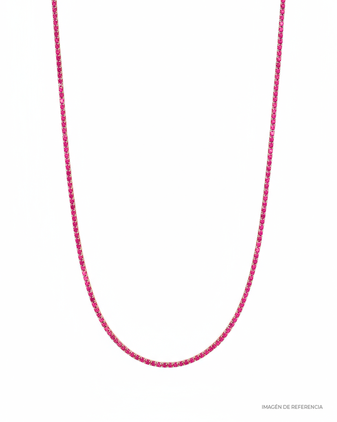 CADENA TENNIS RUBIES S925 ( R)