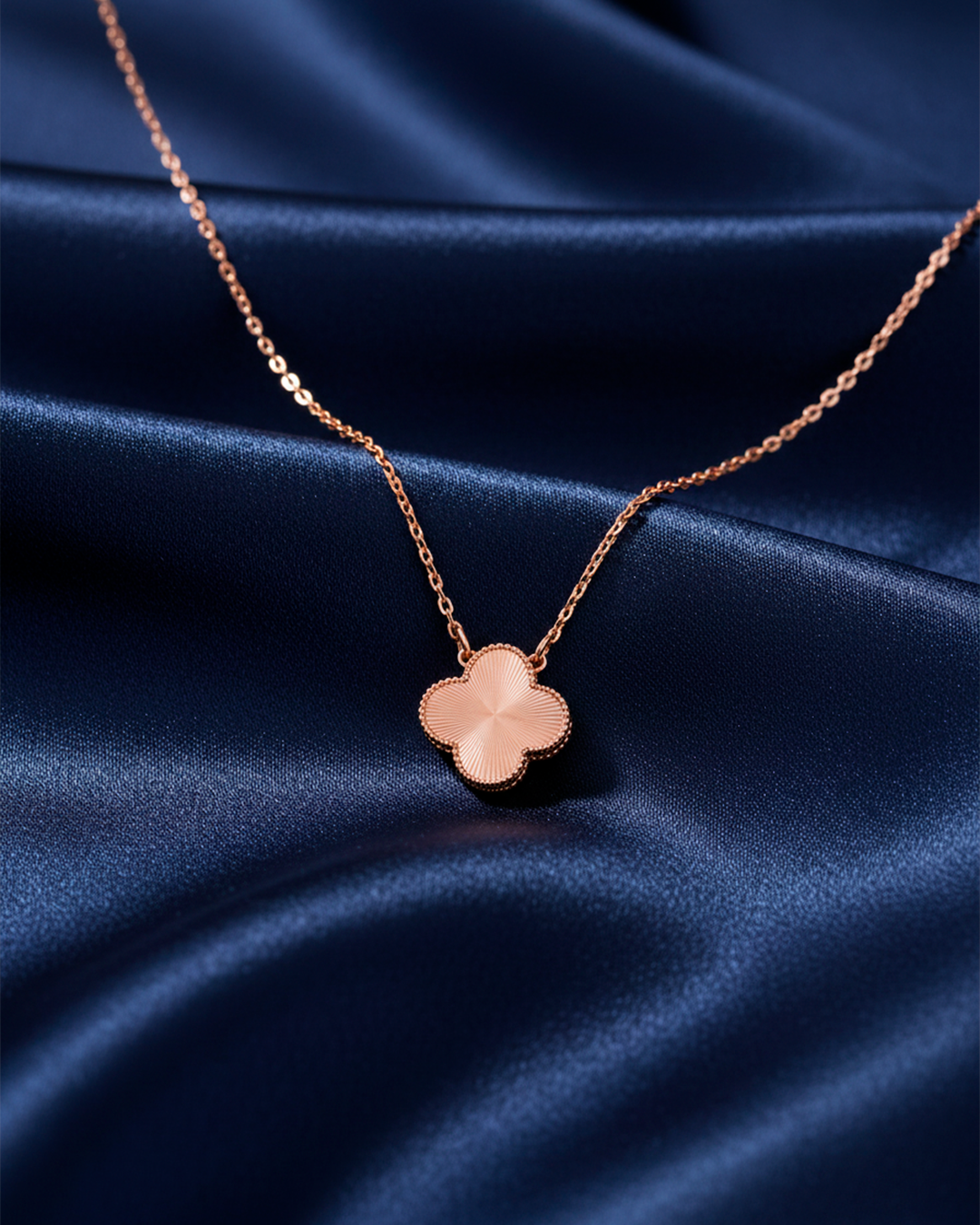 CADENA DIJE TREBOL S925