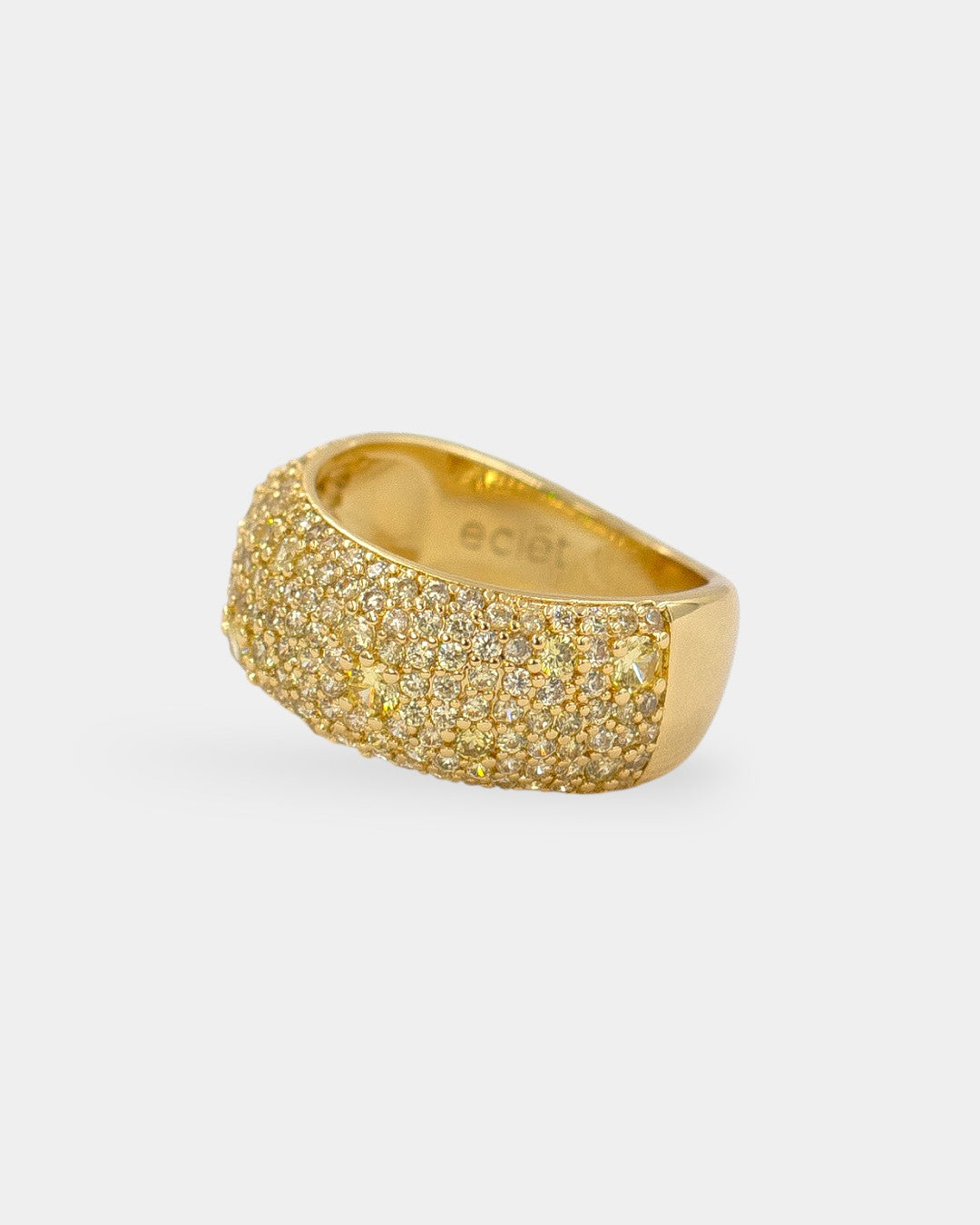 ARGOLLA MICRO PAVE YELLOW ZIRCONIA
