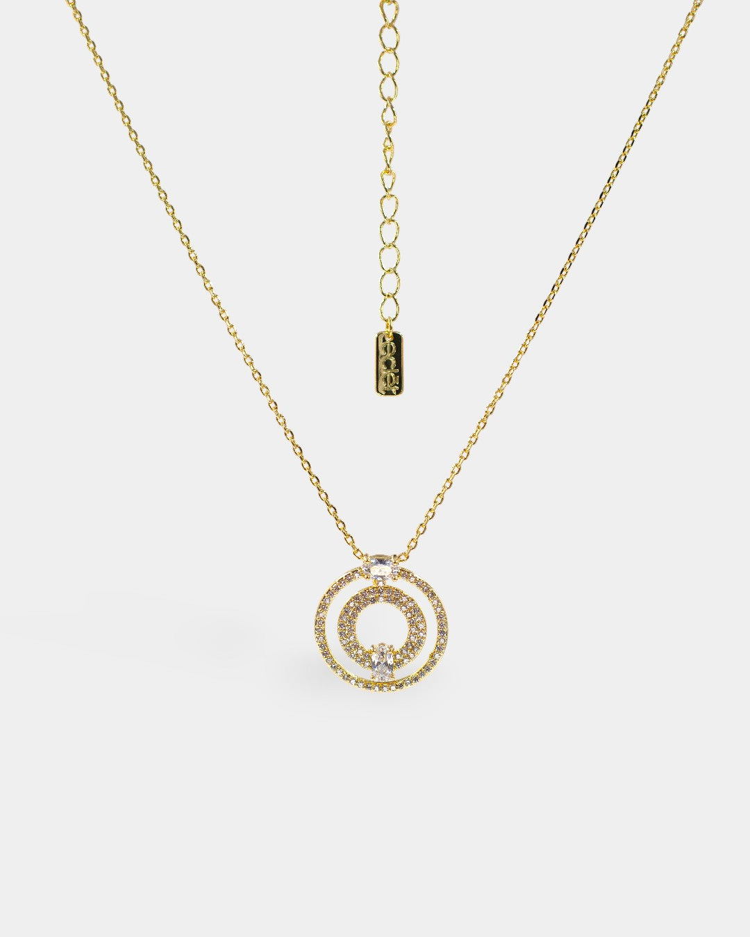 CADENA CON DIJE DOBLE HALO