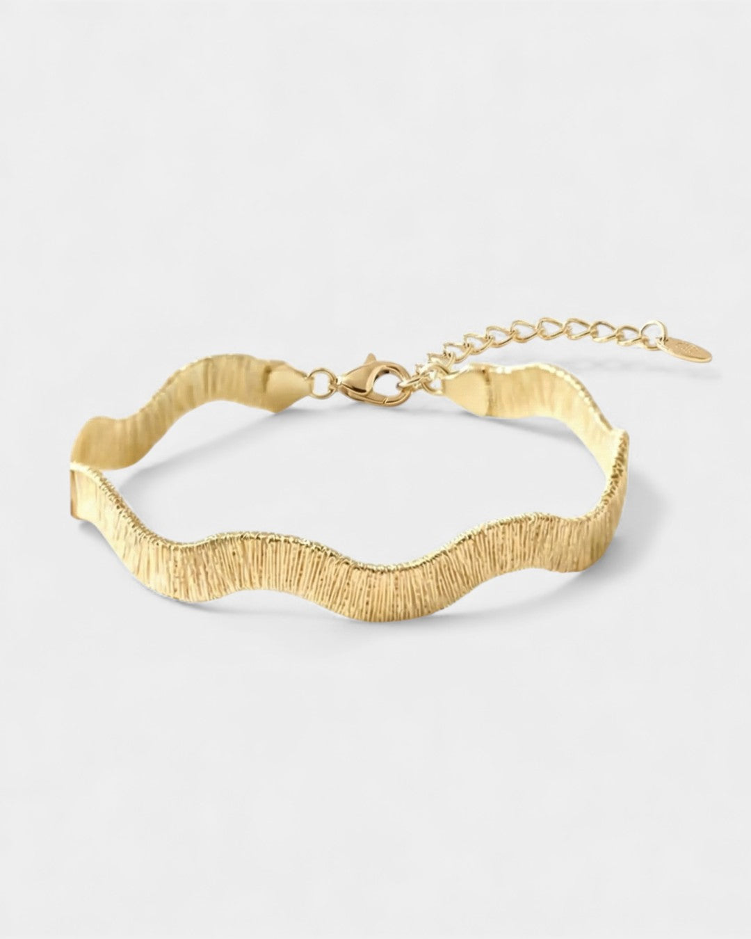 PULSERA ZIGZAG TEJIDA S925 18K (G)
