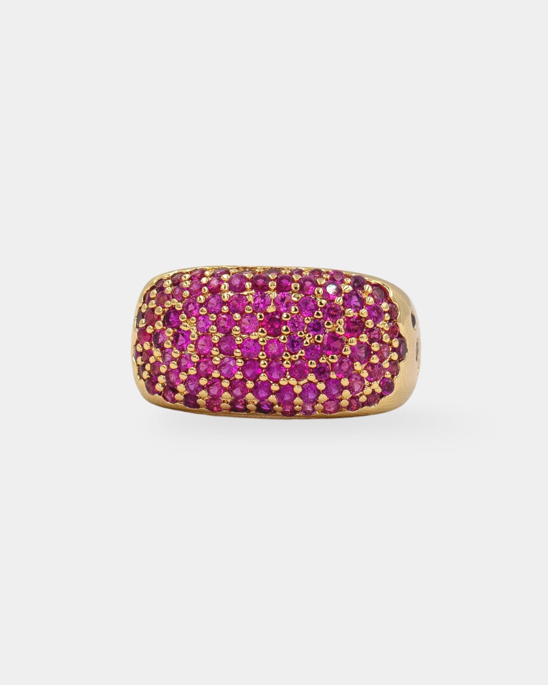 ARGOLLA MICRO PAVE FUCSIA ZIRCONIA