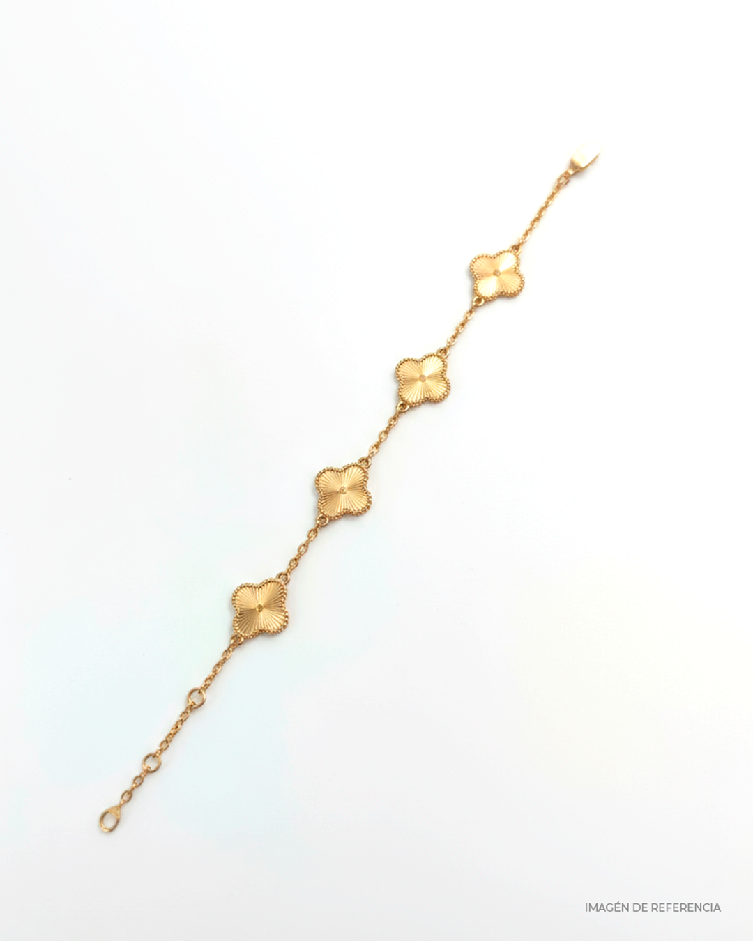 PULSERA DIJES TREBOL S925 ( R)