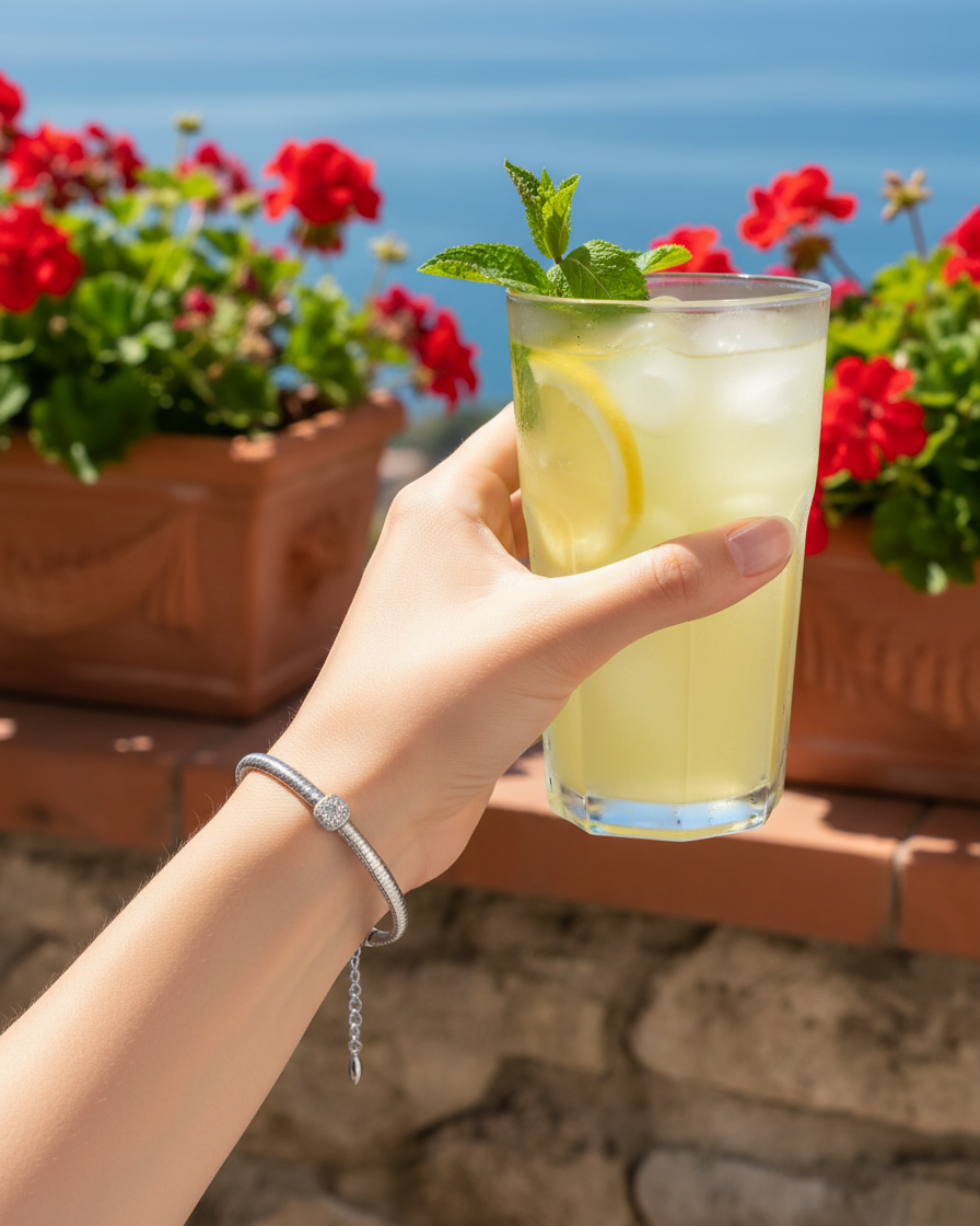 PULSERA TEJIDA DIJE  CUADRADO CIRCONES S925